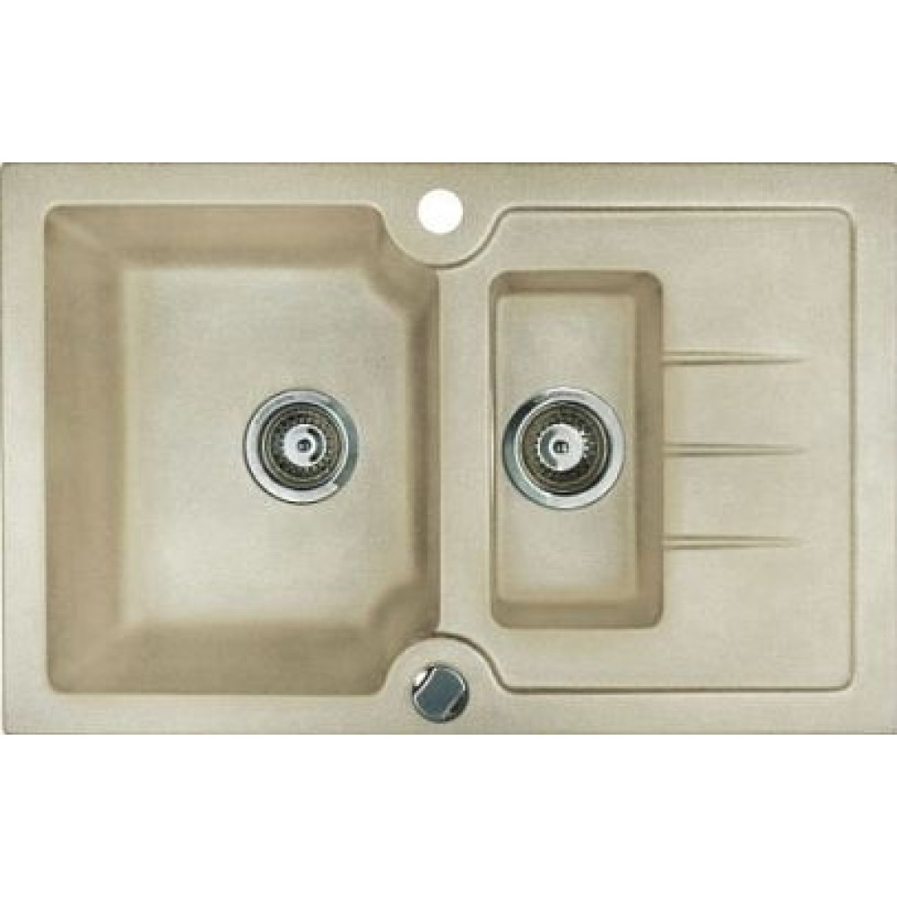 Кухонная мойка KUPPERSBERG modena 1,5b1d white alabas.