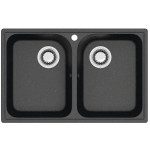 Кухонная мойка ZETT lab 260/Q4 черный T260Q004