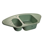 Кухонная мойка GRANFEST Corner GF-C960E салатовый