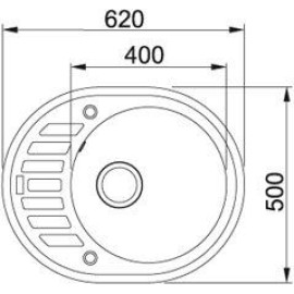 Кухонная мойка FRANKE rog 611с миндаль (114.0313.330)