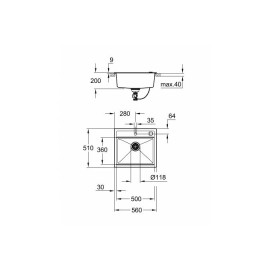 Кухонная мойка GROHE K700 31651AT0