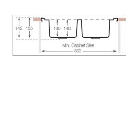 Кухонная мойка TopZero STM800.600.20, нержавеющая сталь