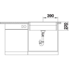 Кухонная мойка Blanco Etagon 8 алюметаллик гранит 525189