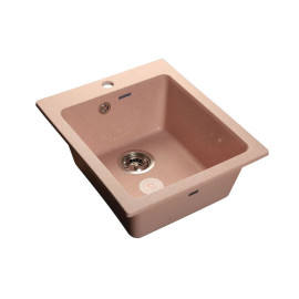 Кухонная мойка GRANFEST Practic GF-P505 светло-розовый