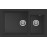 Кухонная мойка ELLECI Quadra 440 Black K86
