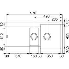 Кухонная мойка FRANKE mrg 651 (114.0201.285) графитовый металлик