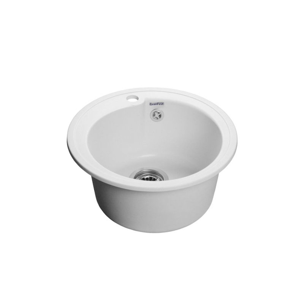 Кухонная мойка GRANFEST Rondo GF-R450 иней