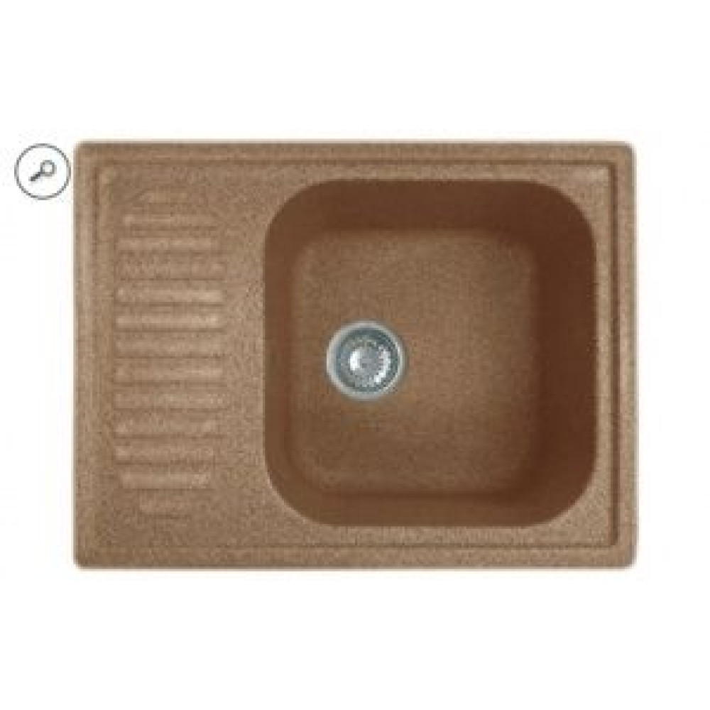 Мойка GRANFEST Standart GF-S645L (645х500) Терракот 307 с крылом 417587