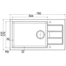 Кухонная мойка FRANKE SID 611-78/50 оникс (114.0489.219)