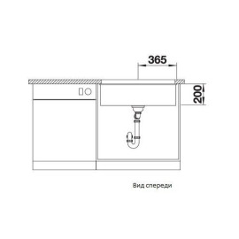 Кухонная мойка Blanco ETAGON 700-U жемчужный (арт.525170)