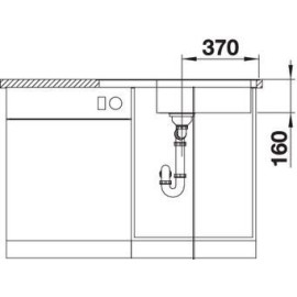 Кухонная мойка BLANCO lantos XL 6 S-IF Compact (523140)