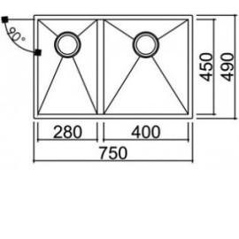 Кухонная мойка OULIN OL-F202