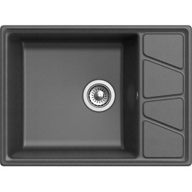 Кухонная мойка GRANFEST GF-V-680L графит