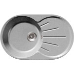 Мойка GRANFEST RONDO GF-R-750L чаша с крылом 750*460мм серый