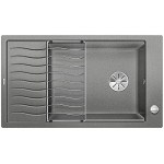 Кухонная мойка Blanco Elon XL 8 S SILGRANIT PuraDur клапан-автомат InFino® алюметаллик гранит 524862