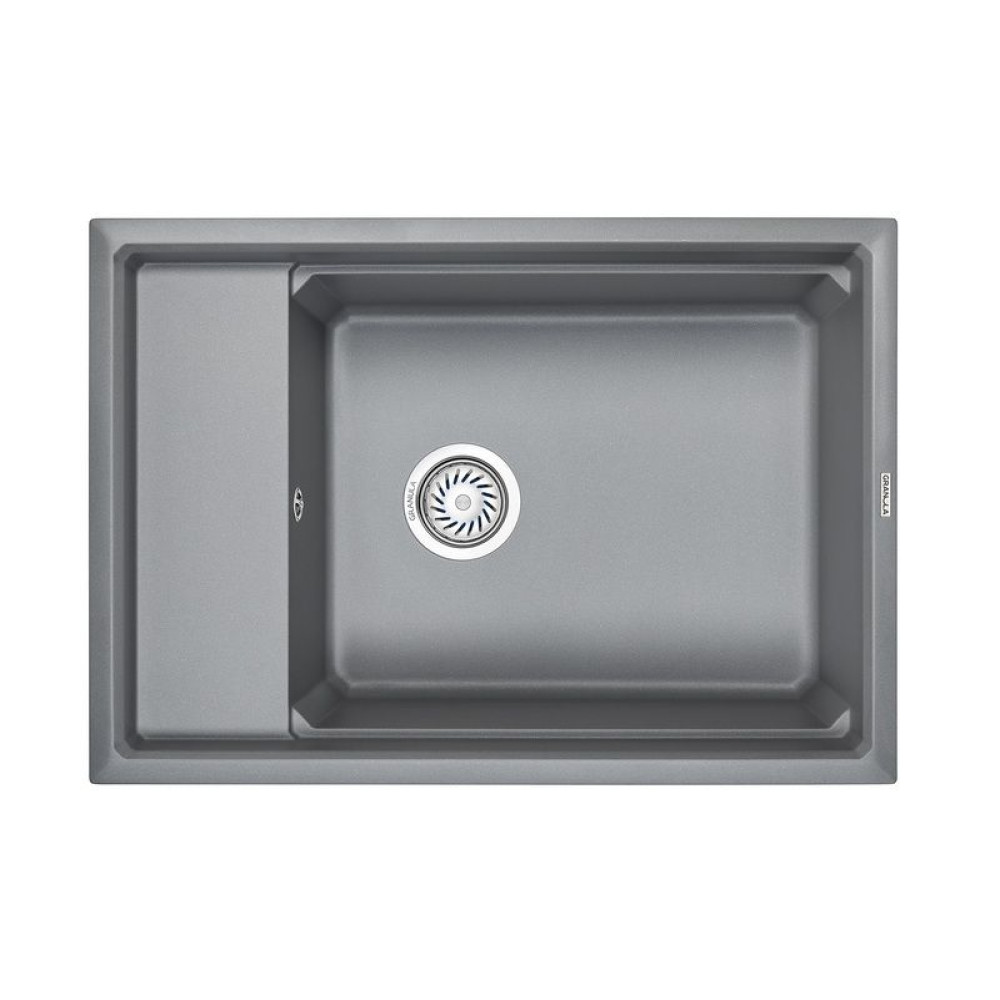 Кухонная мойка GRANULA KS-7305 алюминиум