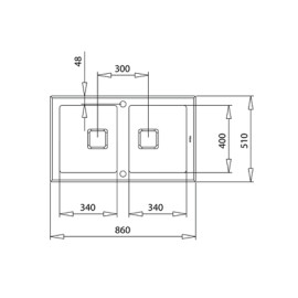 Мойка кухонная Teka DIAMOND RS15 2B 86 BLACK (art.115030017)