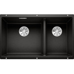 Кухонная мойка Blanco SUBLINE 480/320-U черный c отв.арм. InFino (арт.525993)