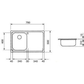 Кухонная мойка SMEG sp7915sra
