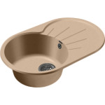 Кухонная мойка GRANFEST RONDO GF-R750L топаз