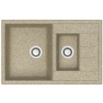 Кухонная мойка ZETT lab 210/Q5 песок T210Q005