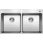 Кухонная мойка Blanco ANDANO 400/400-IF-A нерж. сталь зеркальная полировка с кл.-авт. InFino (арт.52
