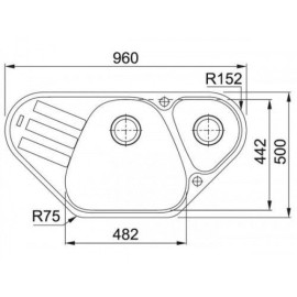 Мойка Franke AZG661-Eстоп-,графит (114.0489.399)
