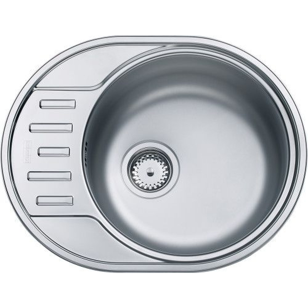 Мойка FRANKE 101.0443.085 FRANKE POLAR PXL 611-57, овальная, декор