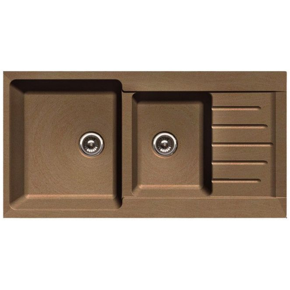 Мойка GRANFEST Practic GF-P980KL (980х510) Терракот 307 2-секц. 429656