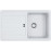 Кухонная мойка FRANKE efg 614-78 (023.300.094) (114.0185.139) белый металлик с экцентриковым вентилем