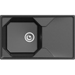 Кухонная мойка GRANFEST UNIQUE GF-U-840L черный