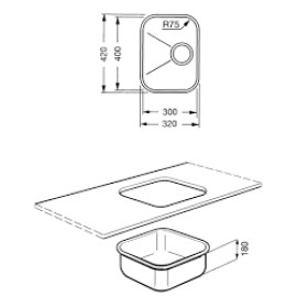 Кухонная мойка SMEG um30
