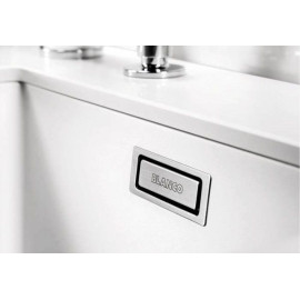 Кухонная мойка Blanco SUBLINE 350/350-U SILGRANIT отводная арматура InFino® белый гранит 523578