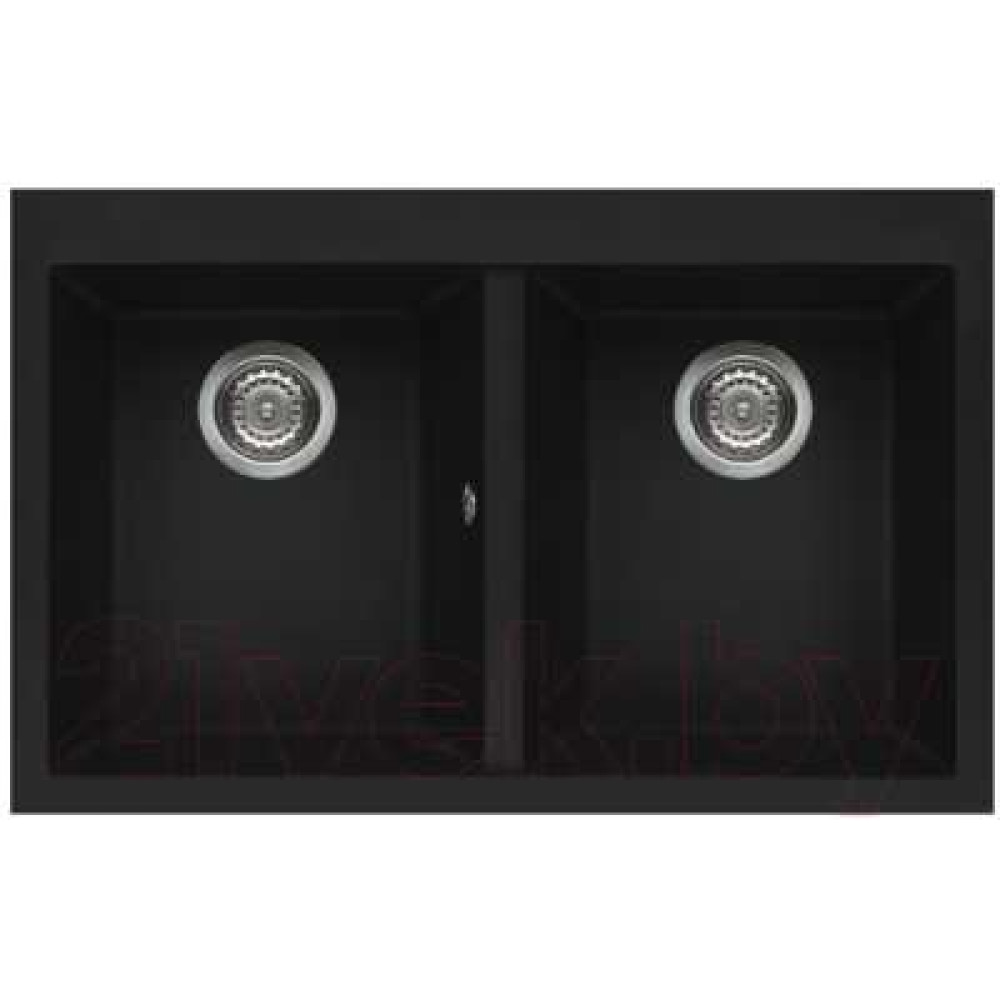 Кухонная мойка ELLECI Quadra 350 Black K86