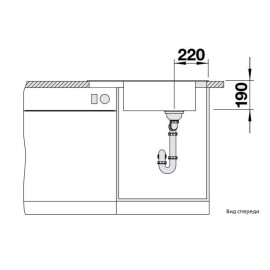 Мойка BLANCO ELON XL 6S SILGRANIT кофе (524843)