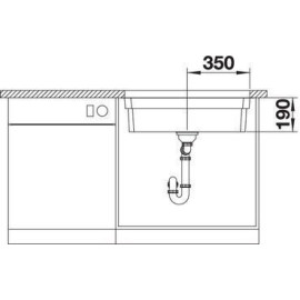 Кухонная мойка Blanco ETAGON 700-U нержавеющая сталь зеркальная полировка 524270
