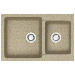 Кухонная мойка ZETT lab 191/Q5 песок T191Q005