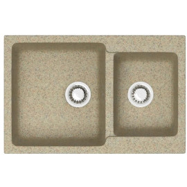 Кухонная мойка ZETT lab 191/Q5 песок T191Q005
