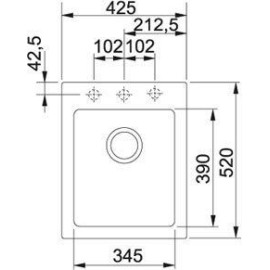 Кухонная мойка FRANKE mrg 610-42 (114.0296.476) ваниль