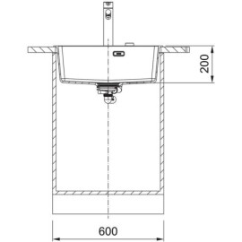 Кухонная мойка FRANKE MRG 610-54 черный (114.0661.703)