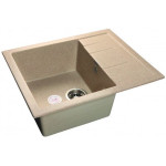 Мойка GRANFEST QUADRO GF-Q-650L чаша с крылом 650*500мм песок