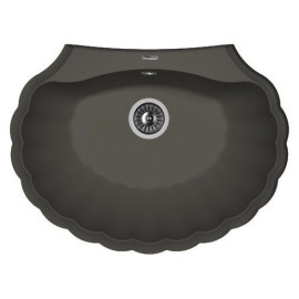 Кухонная мойка FLORENTINA Гребешок антрацит (20.345.E0695.302)