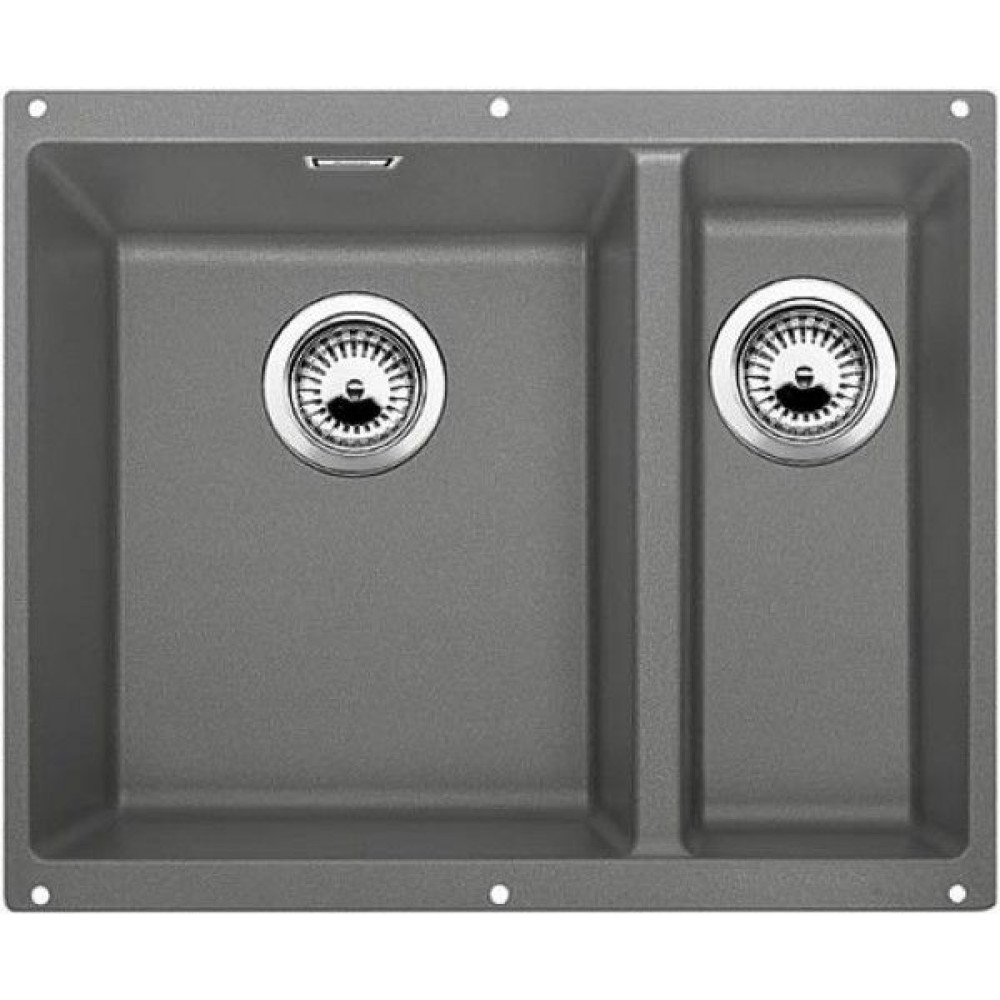 Кухонная мойка BLANCO SUBLINE 340/160-U SILGRANIT 523550 алюметаллик