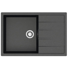 Кухонная мойка ZETT lab 161/Q4 черный T161Q004