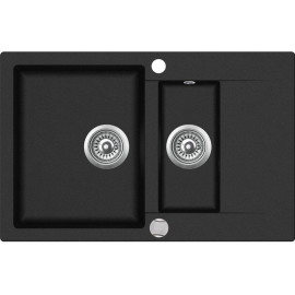 Мойка кухонная TEKA Clivo60B-TQчёрныйметаллик(art.40148020)