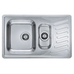 Кухонная мойка ALVEUS Elegant 110 SAT-90 810X510 (в комплекте с сифоном)