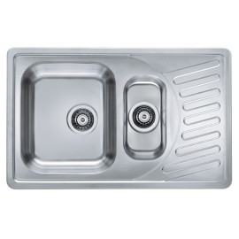 Кухонная мойка ALVEUS Elegant 110 SAT-90 810X510 (в комплекте с сифоном)