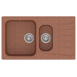 Мойка POLYGRAN F-18-307 Терракот 850*500