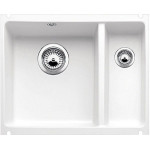 Кухонная мойка BLANCO subline 350/150-u ceramic puraplus белоснежный