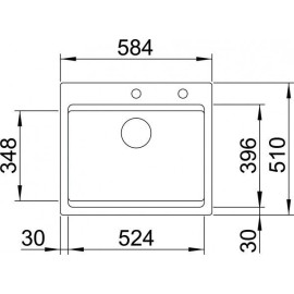 Кухонная мойка Blanco ETAGON 6 PuraPlus глянцевый белый керамика 525156